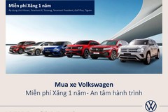 Volkswagen Việt Nam triển khai chương trình 'Miễn phí Xăng 1 năm' cho nhiều dòng xe chủ lực