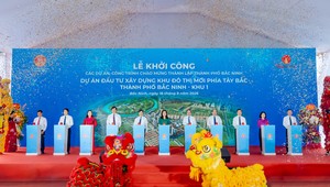 Dự án Đầu tư xây dựng Khu đô thị mới phía Tây Bắc thành phố Bắc Ninh - Khu 1, hay Vinhomes King Park chính thức khởi công