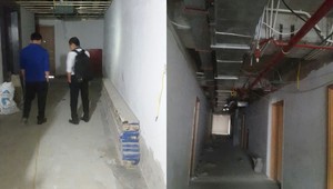 Dự án Ellipse Tower khoác phần vỏ hoàn thiện và bên trong vẫn còn nhiều hạng mục dang dở. 