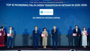 GE Vernova được vinh danh trong “Top 10 Doanh nghiệp tiên phong chuyển đổi xanh 2025 - 2026” tại Giải thưởng Rồng Vàng