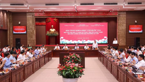 Hội thảo một số vấn đề lý luận và thực tiễn về hoàn thiện mô hình chính quyền địa phương hai cấp.