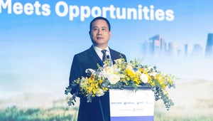 Ông Hà Huy Cường – Phó Tổng giám đốc Nam A Bank phát biểu khai mạc Hội nghị