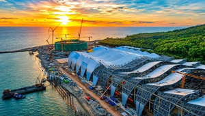 Trung tâm Hội nghị APEC tại Phú Quốc đang trong giai đoạn hoàn thiện.
