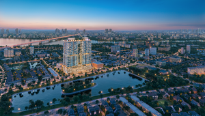 Dinh thự trên không hút nhà giàu Hà Nội