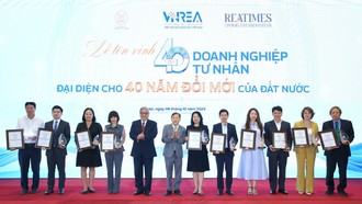 Tôn vinh 40 doanh nghiệp tư nhân tiêu biểu đại diện 40 năm Đổi mới của đất nước