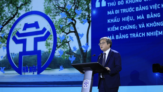 Phó Chủ tịch UBND TP Hà Nội Trương Việt Dũng phát biểu tại Hội nghị