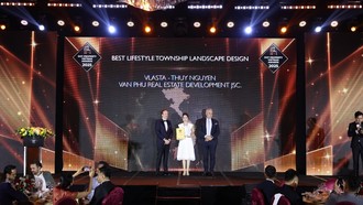 Vlasta – Thủy Nguyên nhận giải thường “Khu đô thị kiến tạo phong cách sống có thiết kế cảnh quan đẹp nhất Việt Nam”