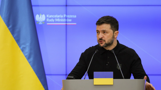 Tổng thống Ukraine Volodymyr Zelensky.