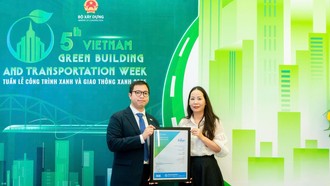 Dự án căn hộ hạng sang Galia Hanoi chính thức được trao chứng nhận Công trình xanh EDGE 