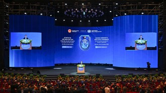 Quang cảnh Lễ mở ký và Hội nghị cấp cao Công ước của Liên hợp quốc về chống tội phạm mạng.