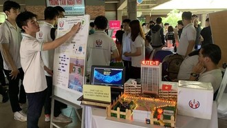 Dự án của sinh viên tham gia cuộc thi.