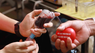 Những đơn vị máu được hiến tại các ngày hội