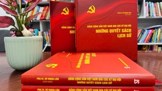Cuốn sách “Đảng Cộng sản Việt Nam qua các kỳ Đại hội - Những quyết sách lịch sử.”