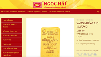 Vàng Ngọc Hải và vàng Ngọc Thẩm bị phạt hơn 1,7 tỷ đồng
