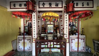 Nhà thờ Huỳnh Văn Túy tại thôn Tăng Long, xã Tịnh Khê (Tịnh Long cũ), Quảng Ngãi. Ảnh: Huỳnh Công Duẩn