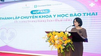 ThS.BS Đinh Thị Hiền Lê - Trưởng chuyên khoa Y học Bào thai là người đầu tiên đưa kỹ thuật can thiệp bào thai về Việt Nam.