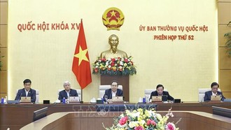 Chủ tịch Quốc hội Trần Thanh Mẫn phát biểu. Ảnh: Doãn Tấn/TTXVN.