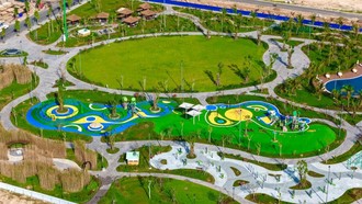 Vinhomes Green City dành tới 40ha cho cây xanh và mặt nước Ảnh: Vinhomes.