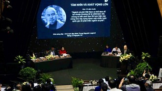 Đại diện Trung Nguyên Legend chia sẻ các sáng kiến bảo tồn, phát huy giá trị cà phê và văn hóa cà phê Việt Nam trên toàn cầu, hướng tới tầm nhìn 20 tỷ USD/năm cho ngành cà phê Việt Nam. 