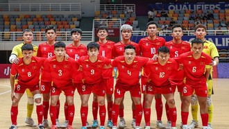 Đội tuyển Futsal nam Việt Nam. (Ảnh: VFF)