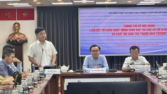 TP Hồ Chí Minh: Sẽ rà soát, chấn chỉnh hoạt động liên kết giảng dạy và suất ăn bán trú