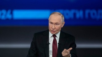 Tổng thống Nga Vladimir Putin phát biểu tại thủ đô Moskva. 