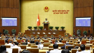 Quốc hội biểu quyết thông qua Luật sửa đổi, bổ sung một số điều của Luật Thống kê. 