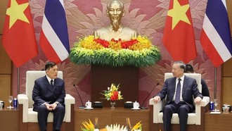 Tổng Bí thư, Chủ tịch nước Tô Lâm và Nhà vua Thái Lan Maha Vajiralongkorn Phra Vajiraklaochaoyuhua hội đàm.