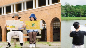 Các bạn trẻ check in các điểm kiến trúc nổi tiếng với bản đồ Art Map.