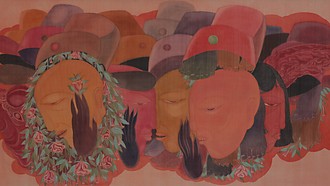 Những đám mây xa, tranh Trần Hoàng Sơn.