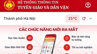 Ứng dụng Tuyên giáo và Dân vận: Công cụ lãnh đạo tư tưởng trên không gian số