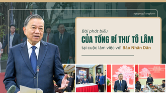 Bài phát biểu của Tổng Bí thư Tô Lâm tại cuộc làm việc với Báo Nhân Dân