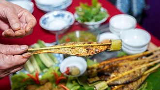 Cá mòi nướng - Món ăn đặc sắc của làng Bát Tràng