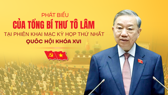 Toàn văn phát biểu của Tổng Bí thư Tô Lâm tại phiên khai mạc Kỳ họp thứ Nhất, Quốc hội khóa XVI 
