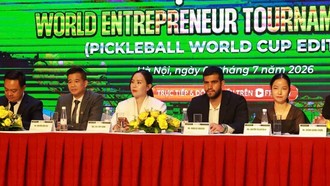 Giải Pickleball doanh nhân quốc tế - World Entrepreneur Tournament 2026 khởi tranh từ ngày 2/9
