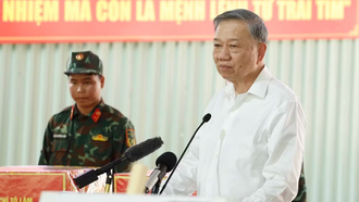 Tổng Bí thư, Chủ tịch nước Tô Lâm phát biểu. (Ảnh: TTXVN)