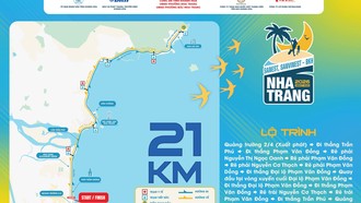 Nha Trang Night Run 2026 mở hành trình 21km qua Libera Nha Trang 