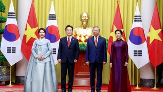 Tổng Bí thư, Chủ tịch nước Tô Lâm chủ trì chiêu đãi Tổng thống Hàn Quốc