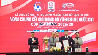 Bốc thăm xếp lịch thi đấu vòng chung kết giải Vô địch U19 quốc gia
