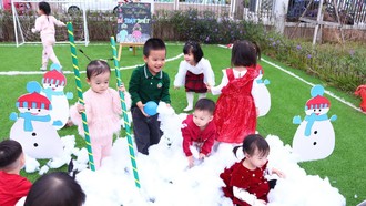 Không gian học tập thân thiện tại Trường Mầm non Ngôi Sao Hà Nội - Hải Phòng Campus giúp trẻ cảm thấy an tâm ngay những ngày đầu đến trường