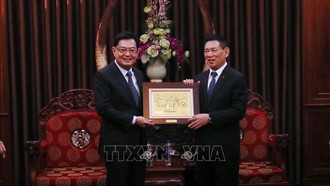 Phó Thủ tướng Hồ Đức Phớc tiếp nguyên Phó Thủ tướng Singapore