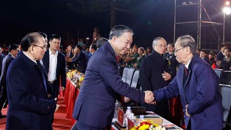 Tổng Bí thư Tô Lâm dự Chương trình cầu truyền hình "Hai tay xây dựng một sơn hà”