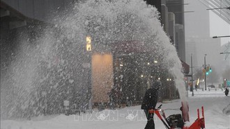 Mỹ tiếp tục đối mặt bão mùa Đông và giá rét