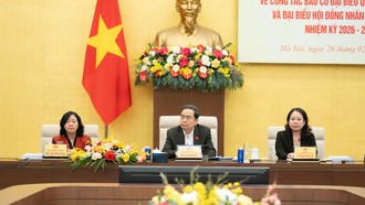 Chủ tịch Quốc hội Trần Thanh Mẫn chủ trì Hội nghị toàn quốc triển khai công tác bầu cử
