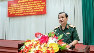 Xây dựng Đảng bộ Quân khu 9 vững mạnh về chính trị, tư tưởng, tổ chức và đạo đức