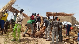 UNESCO và ALIPH chung tay khôi phục di sản kiến trúc tại Vách đá Bandiagara