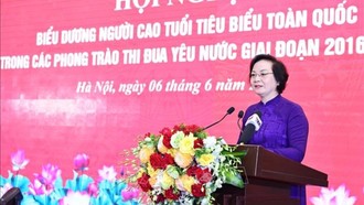 Phó Thủ tướng Phạm Thị Thanh Trà dự Hội nghị biểu dương người cao tuổi tiêu biểu toàn quốc