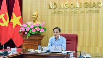Bộ trưởng Ngoại giao Lê Hoài Trung chủ trì rà soát, đôn đốc việc thực hiện các cam kết, thỏa thuận quốc tế