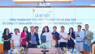 Bộ Giáo dục và Đào tạo và Suntory PepsiCo Việt Nam ký kết hợp tác giai đoạn 2026 - 2029, đồng hành nâng cao sức khỏe học đường và phát triển toàn diện cho học sinh, sinh viên