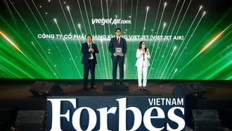 Forbes vinh danh Vietjet trong Top 50 doanh nghiệp dẫn đầu về ESG 2026